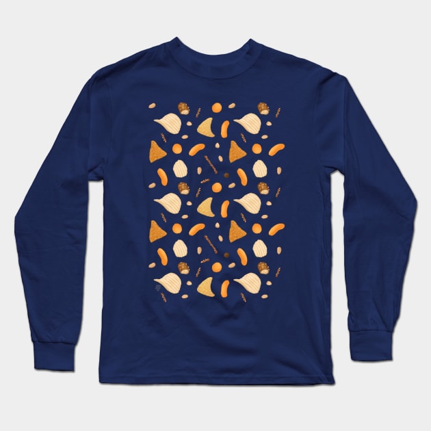 Cheese Dust Long Sleeve T-Shirt by SarahWrightArt